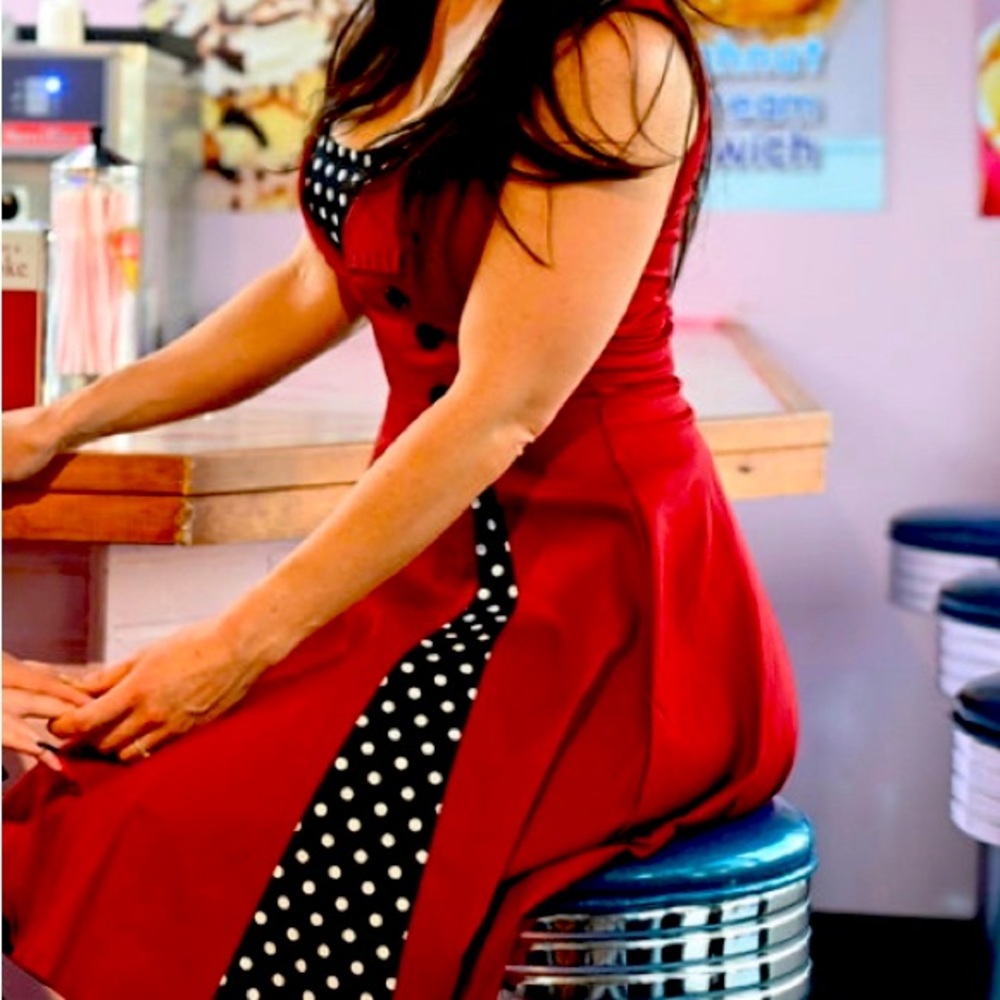 Rockabilly style dress. SOLD.